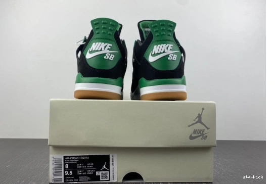 Retro Black SB Jordan 4 Green  DR5415-030  DR5415-030  0728